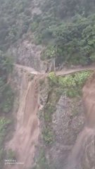 Imágenes de las fuertes lluvias en Montserrat