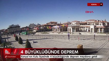 Konya'nın Kulu ilçesinde 4 büyüklüğünde deprem meydana geldi