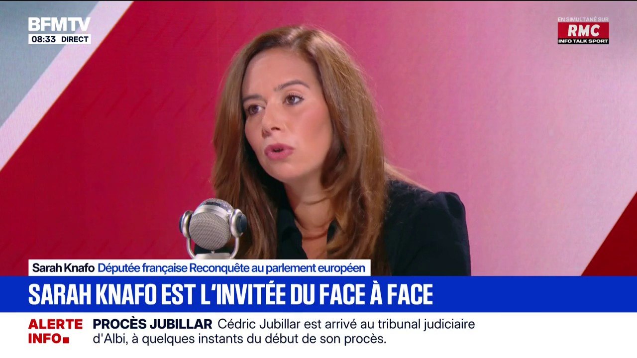 Reconnaissance de l'État palestinien: "Emmanuel Macron est en train de reconnaître officiellement un siège à l'ONU pour le jihad", affirme Sarah Knafo (Reconquête)