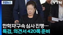 한학자 구속 심사 진행...특검, 의견서 420쪽 준비 / YTN