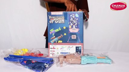 Chanak Space Explorer Foam Ball Shooting Game with 2 Guns & Target Board – Fun Indoor & Outdoor Play for Kids