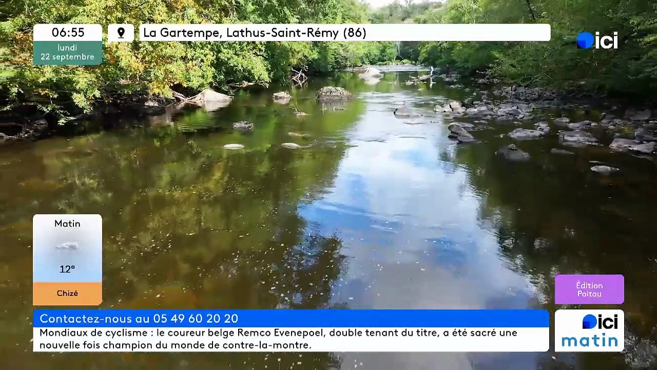 22/09/2025 - ici matin par ici Poitou en vidéo
