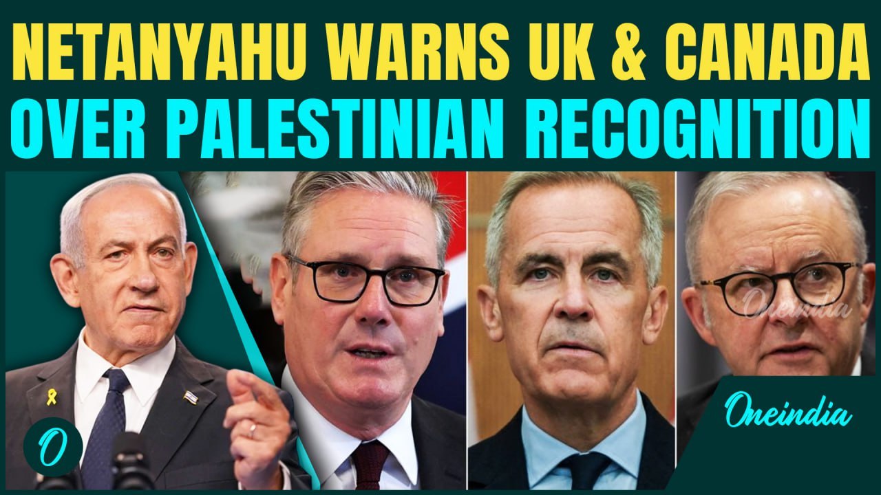 Netanyahu Warns West: ‘Stop Rewarding Terror’ as UK, Canada, Australia recognize Palestinian State