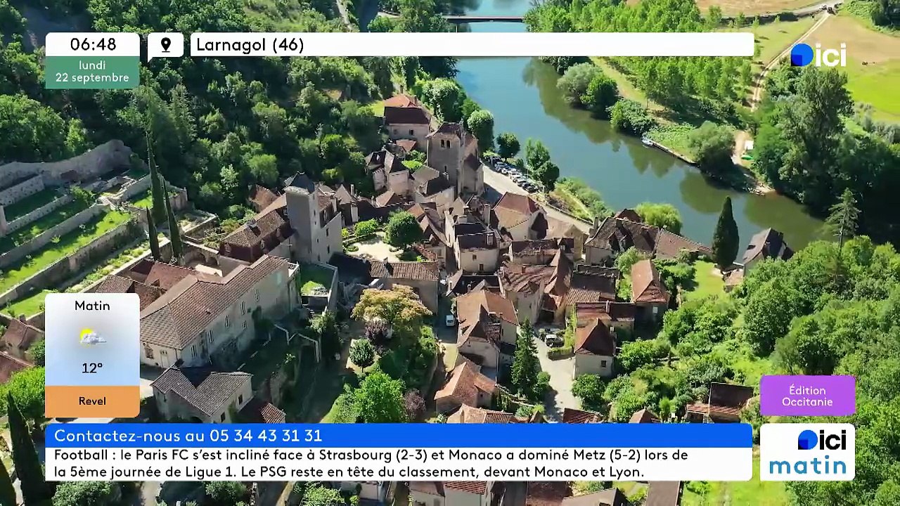 22/09/2025 - ici matin par ici Occitanie en vidéo