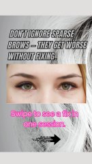 Don’t Ignore Sparse Brows — 1-Session Henna Transformation