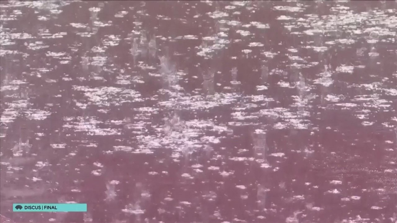 La lluvia, enemiga de los lanzadores de disco