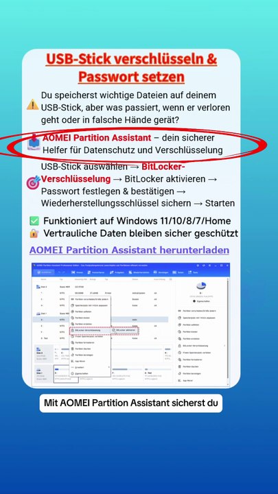 🛡️ USB-Daten sichern: So aktivierst du Passwortschutz!