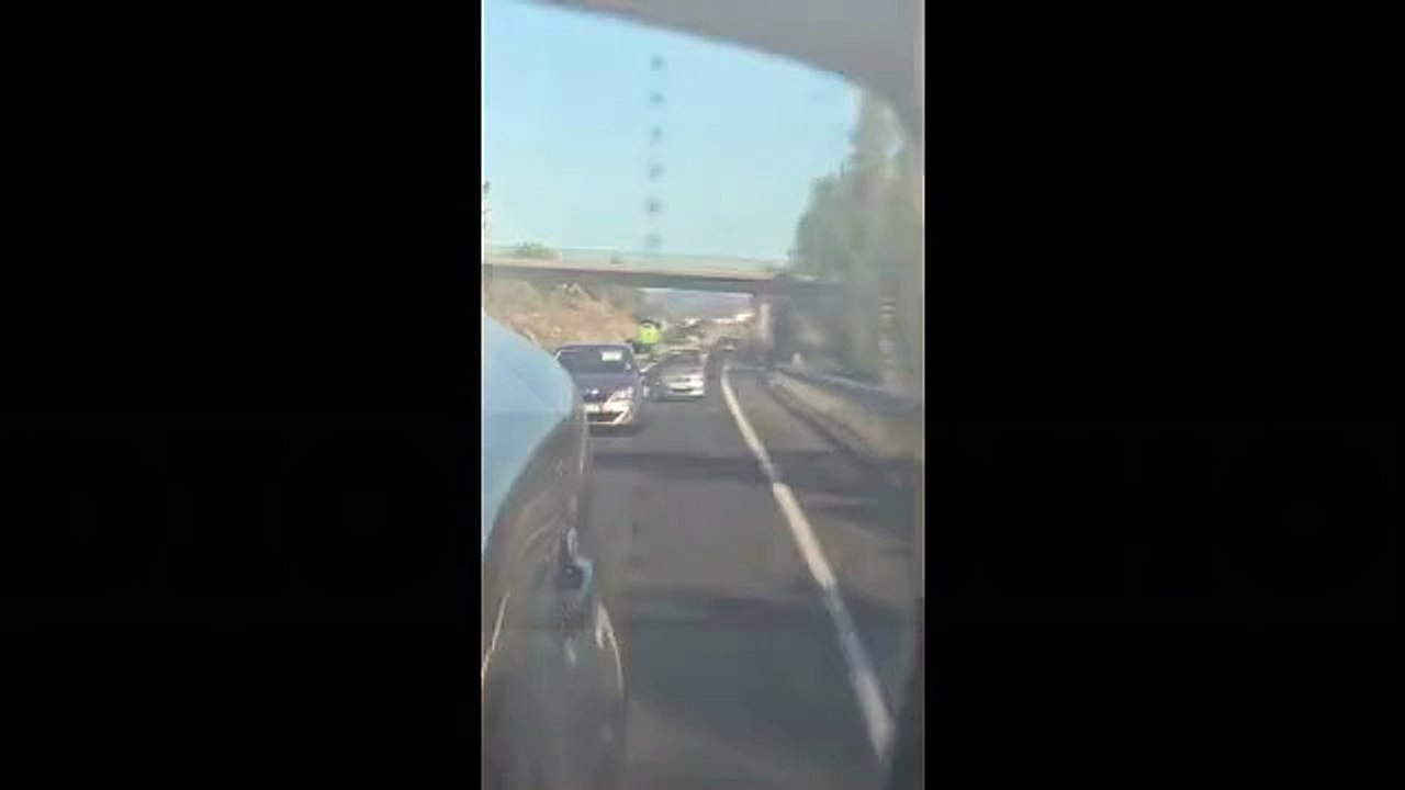 Panico na A1 Frederica Lima apos perseguicao por Nuno Homem de S