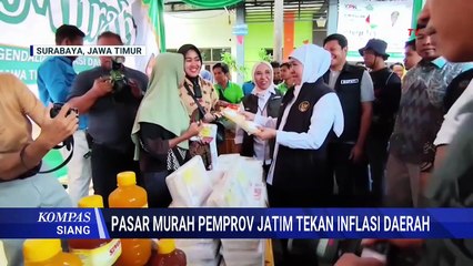 Khofifah Tekan Inflasi Lewat Pasar Murah, Harga Beras hingga Telur Lebih Rendah dari HET