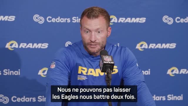 Rams - McVay : Je ne vais pas chercher d'excuses