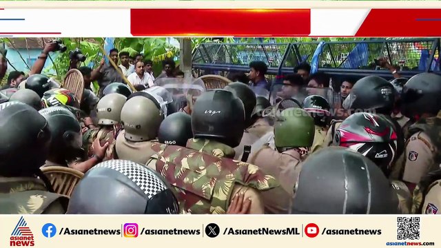 പൊലീസ് അതിക്രമങ്ങൾക്കെതിരെ നടത്തിയ കെഎസ്‍യു മാർച്ചിൽ സംഘർഷം