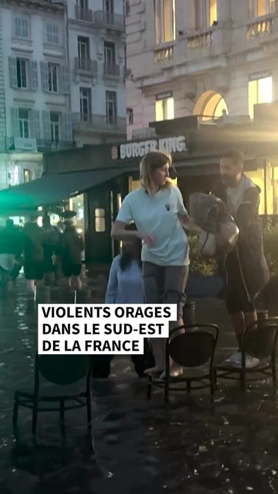 Violents orages dans le sud-est de la France : une femme est décédée dans son véhicule à cause des intempéries