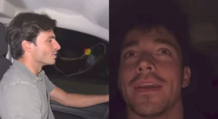 El curioso regreso a casa de Carlos Sainz y Charles Leclerc tras el podio en Bakú