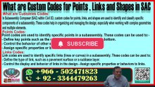 Assigning Custom Codes for Points, Links ,Shapes پوائنٹس، لنکس، شکلوں کے لیے کسٹم کوڈز تفویض کرناPart-07