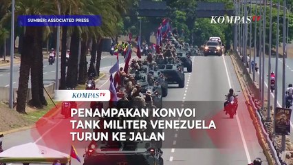 Penampakan Konvoi Tank Militer di Venezuela, Siaga Hadapi Ancaman AS