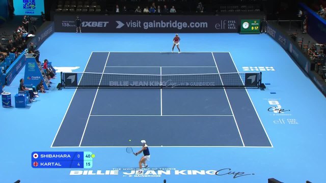 Ena Shibahara (JPN) v Sonay Kartal (GBR) | 2025 Billie Jean King Cup Finals | Match Highlights
