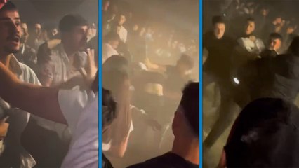 Balkan Panayırı'nda iki grup arasında tekme-tokat kavga kamerada