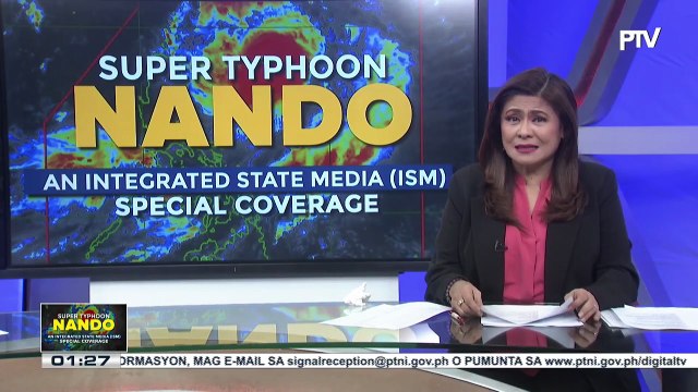 Panayam kay DICT Sec. Henry Aguda kaugnay sa pagtitiyak ng maayos na linya ng komunikasyon sa gitna ng pananalasa ng Super Typhoon #NandoPH at habagat