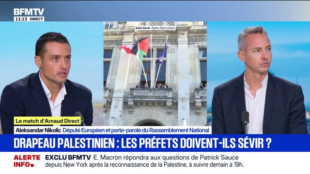 Drapeau palestinien sur les mairies: Ils essayent de plaire à un électorat qui est passionné par ce conflit', déplore Aleksandar Nikolic (RN)
