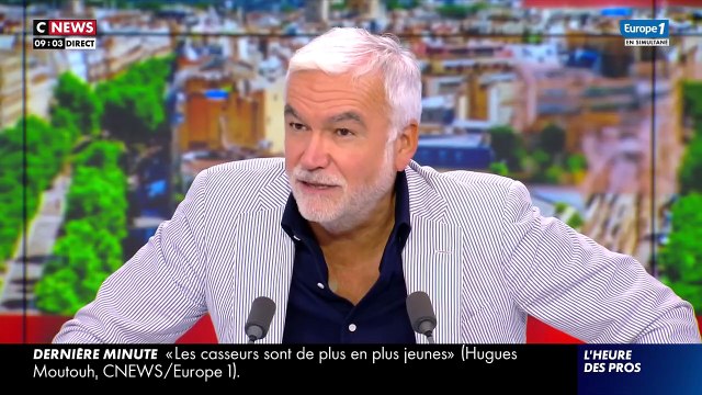 Pascal Praud raconte que Patrick Cohen s'en est pris à une figure de CNews dans les couloirs de France Inter - L'heure des pros , émission du 19 septembre 2025.