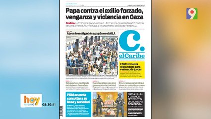 Titulares prensa dominicana lunes 22 de septiembre 2025 | Hoy Mismo