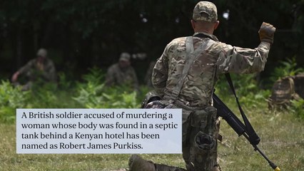 British soldier accused of Kenya septic tank murder named