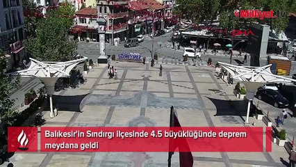 Balıkesir'de 4.5 büyüklüğünde deprem