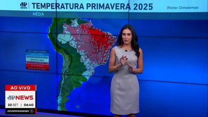 Primavera no Brasil deve ter temperaturas mais amenas | Previsão do Tempo