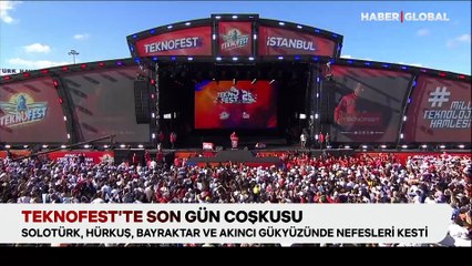 TEKNOFEST'te son gün coşkusu: Teknoloji ve havacılık fuarına rekor katılım gerçekleşti