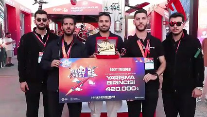 TEKNOFEST'in birincisi roket motoru geliştiren üniversiteliler oldu!