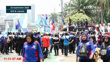 Buruh Demo di Depan Gedung DPR, Bawa 5 Tuntutan Utama