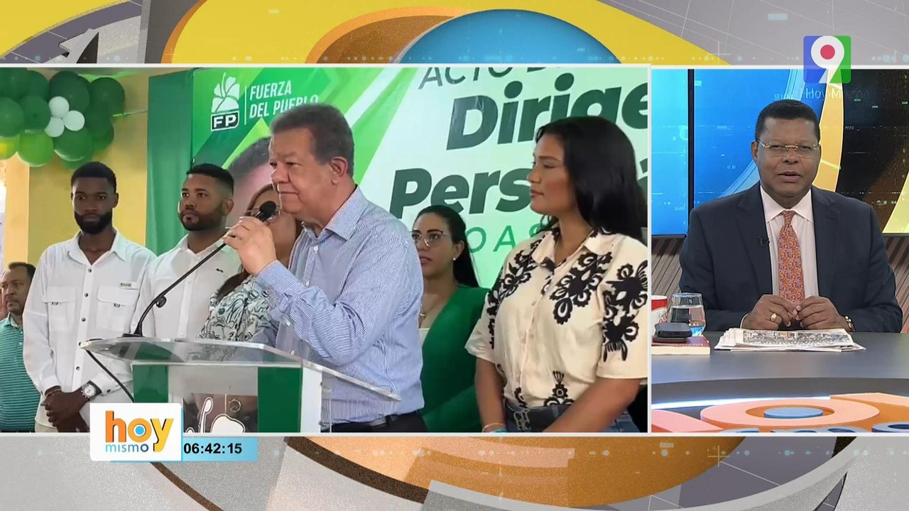 Fuertes declaraciones de Leonel Fernández hacia el gobierno de Abinader | Hoy Mismo