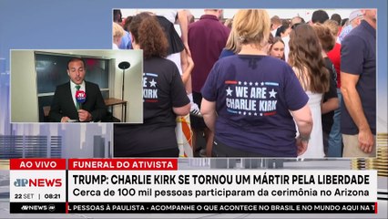 Trump diz que Charlie Kirk se tornou um “mártir pela liberdade”; Motta e Thulio comentam