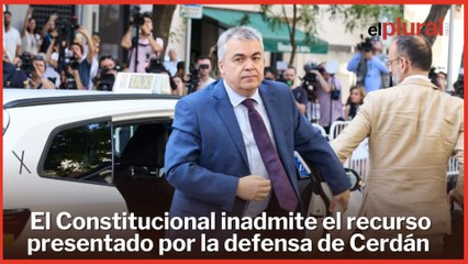 El TC inadmite el recurso presentado por la defensa de Santos Cerdán contra la prisión preventiva