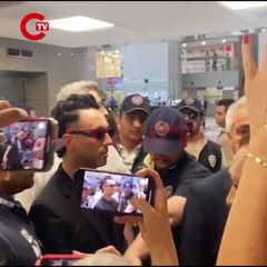 Şarkıcı Mabel Matiz, ifade vermek üzere polis eşliğinde adliyeye geldi