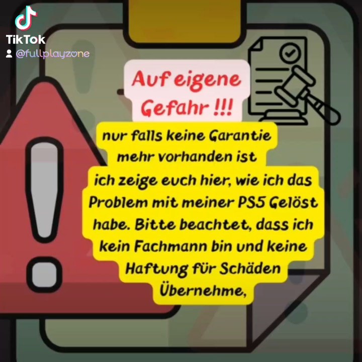 Playstation 5 Netzteil Reinigen/Reparatur