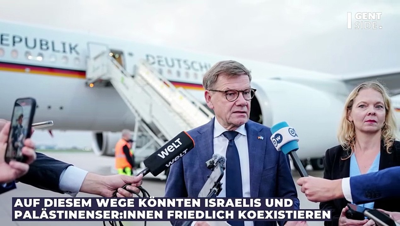 Deutschland und Israel: Außenminister Wadephul drängt auf Prozess zur Zweistaatenlösung