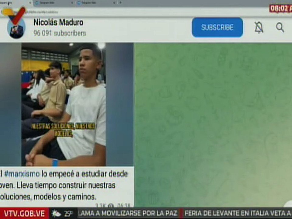 Presidente Nicolás Maduro: Lleva tiempo construir nuestra soluciones, modelos y caminos