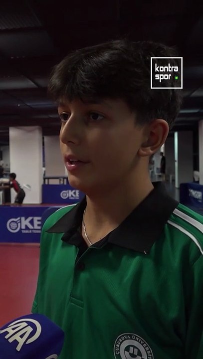 Milli masa tenisçi Görkem Öçal, Romanya'ya dünya şampiyonluğu hedefiyle gidecek