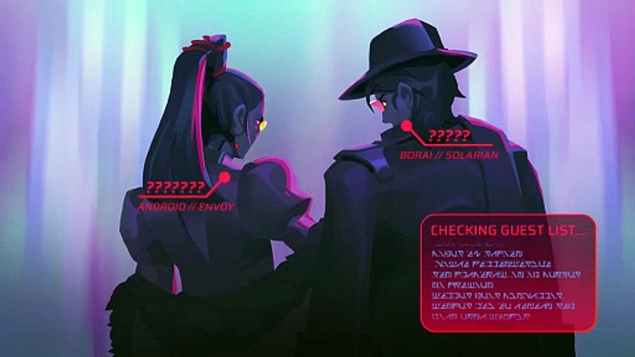 Das sind Sterling und Lu, die beiden neuen Begleiter in Starfinder: Afterlight