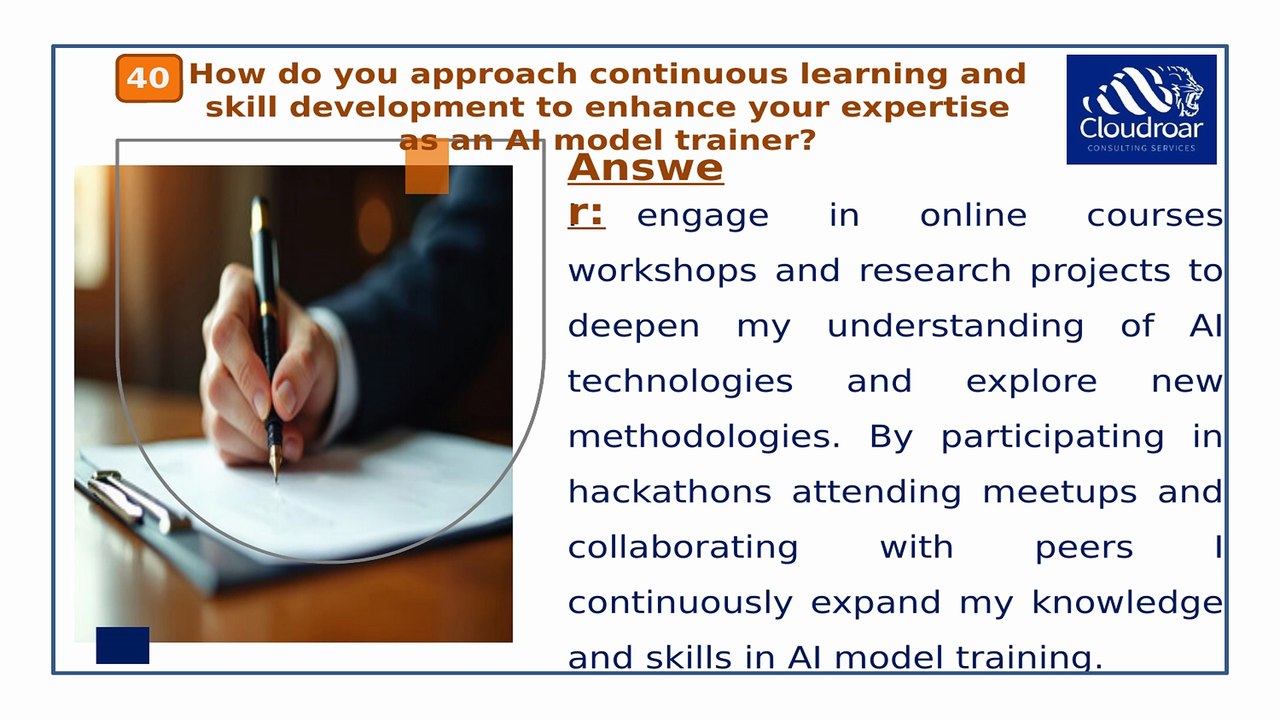 Top 10 AI Model Trainer Interview Questions and Expert Answers for Machine Learning Careers | Part 4