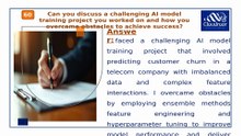 Top 10 AI Model Trainer Interview Questions and Expert Answers for Machine Learning Careers | Part 4