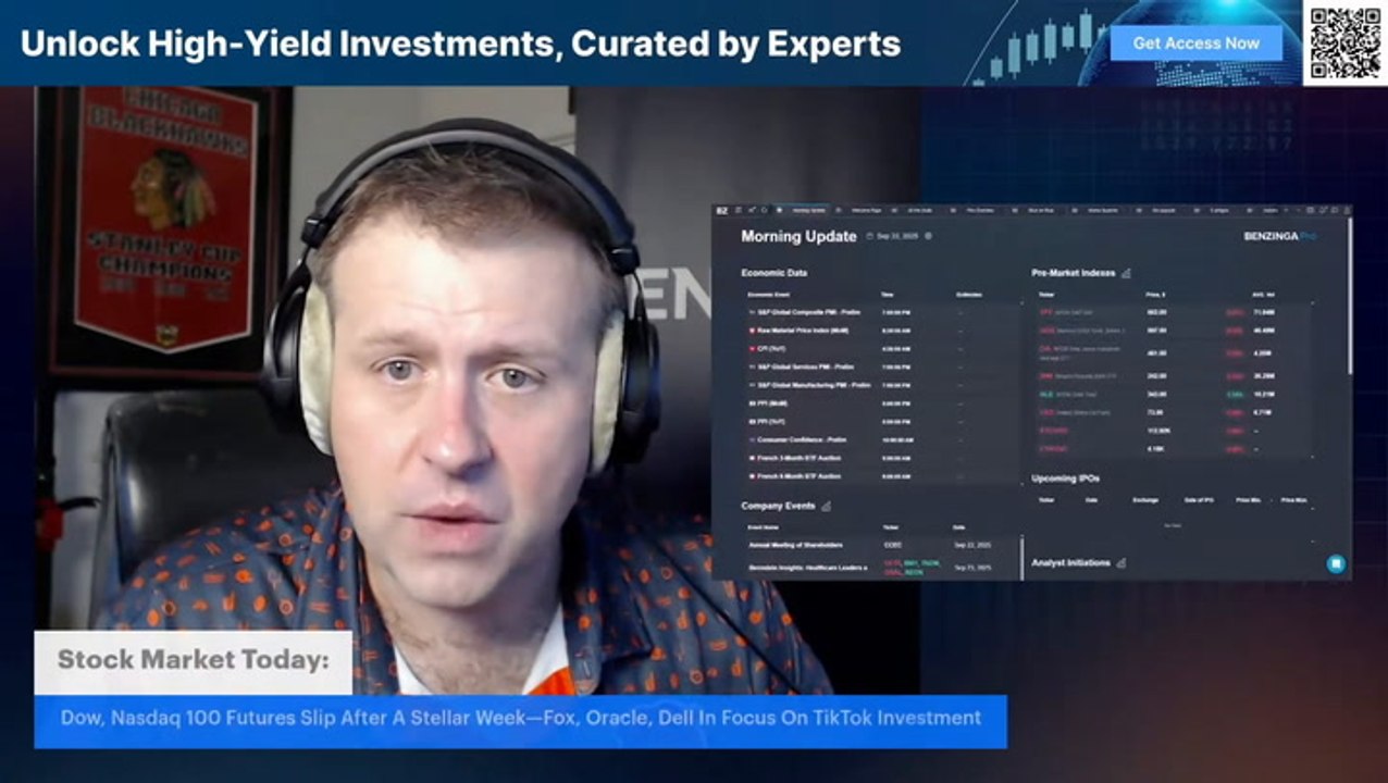 Stock Market Today: Dow, Nasdaq 100 Futures Slip After A Stellar Week—Fox, Oracle, Dell In Focus On TikTok Investment