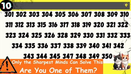 Can you find the missing numbers? (P.6) 🔢