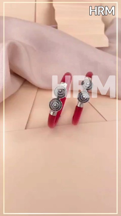 Navratri specia 92.5 silver bangles.#silver #stylish #jewellery #silverjewelry #navratrispecial❤️ #navratri