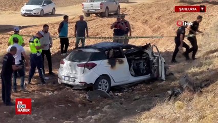 Şanlıurfa'da genç sürücü yanarak hayatını kaybetti