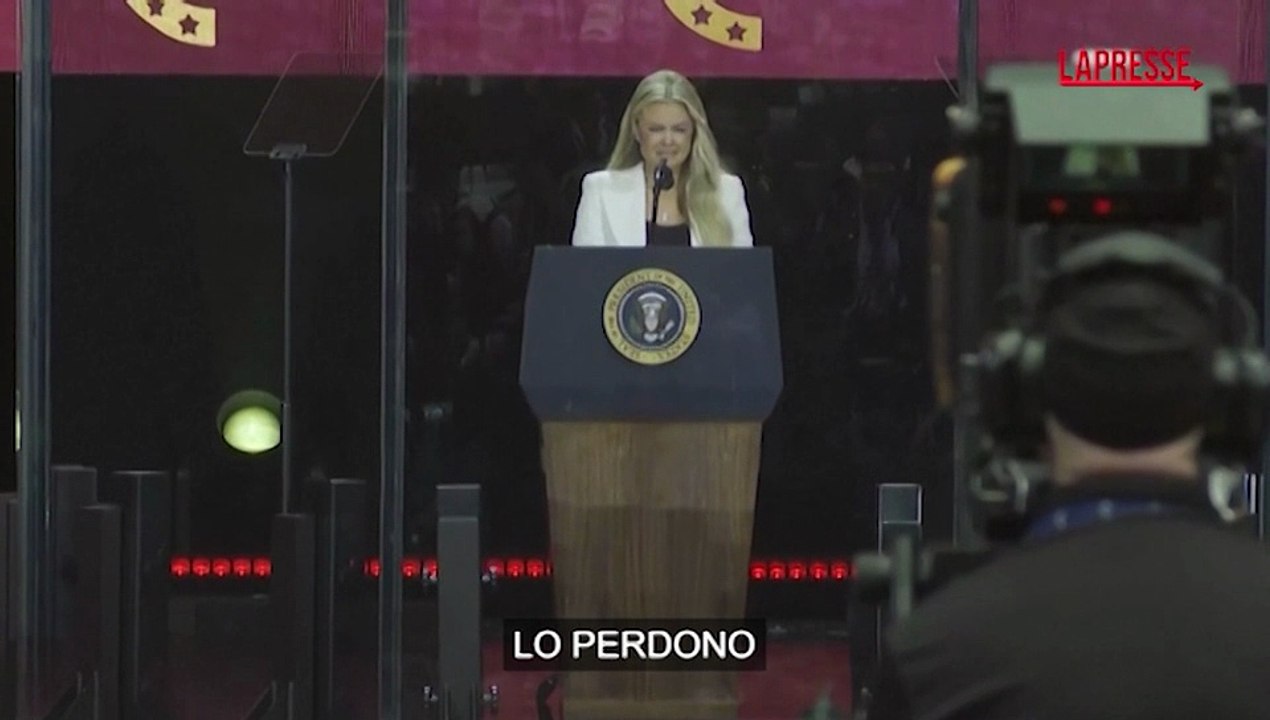 Erika Kirk: "Perdono l'assassino di mio marito"