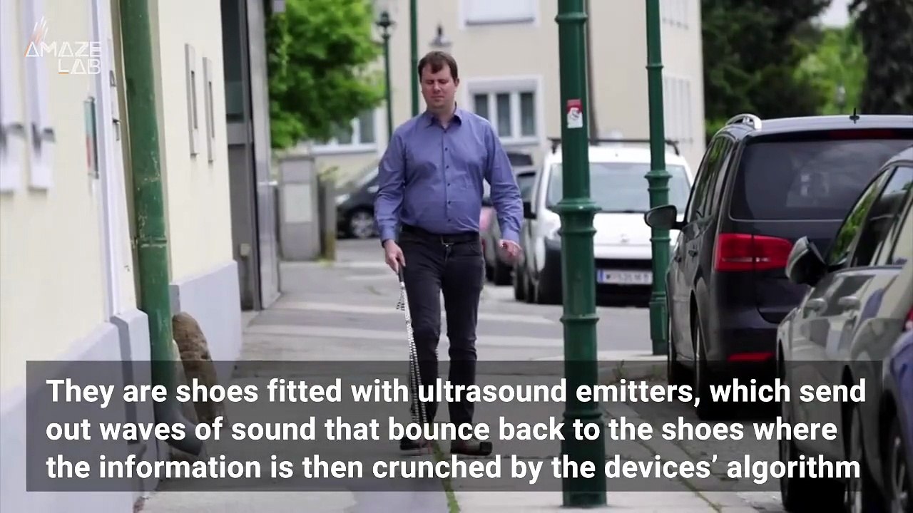 This is the Future of Helping The Blind! Vibrating Shoes for the Win