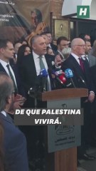 Izada la bandera para conmemorar el reconocimiento del Estado palestino por parte del Reino Unido