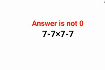 Why Doesn't 7 - 7×7 - 7 Equal Zero? 🤔
